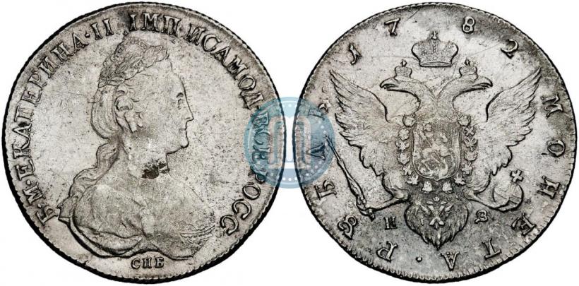 Picture 1 rouble 1782 year СПБ-ИЗ 