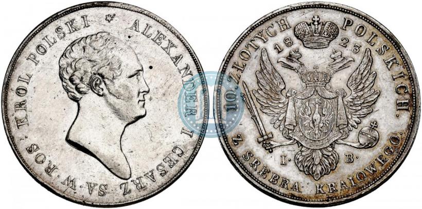 Picture 10 złotych 1823 year IB 
