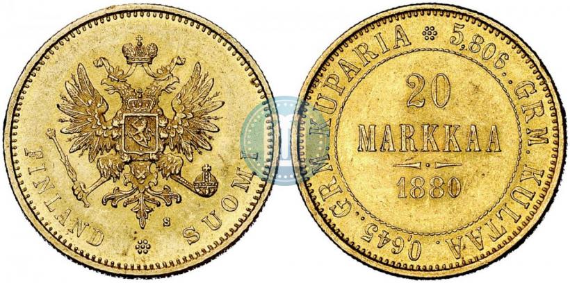 Фото 20 марок 1880 года S 