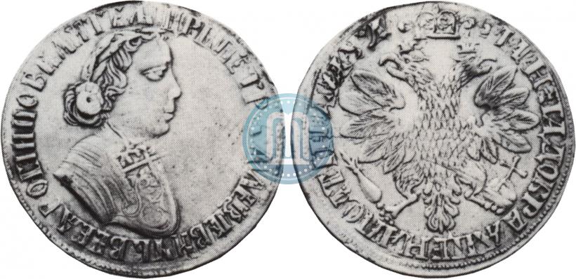 Picture Poltina 1704 year  "Portrait by F. Alekseev"
