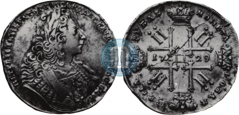 Picture 1 rouble 1729 year  "Type of 1729"