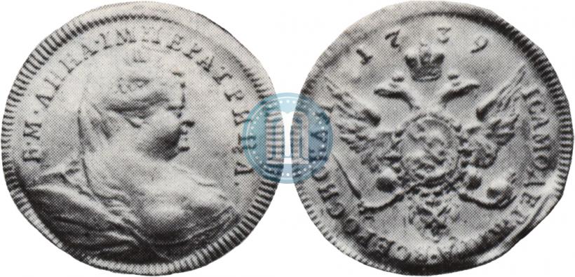 Picture 1 ducat 1739 year  