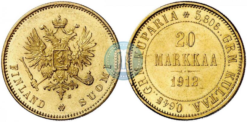 Picture 20 markkaa 1912 year S 