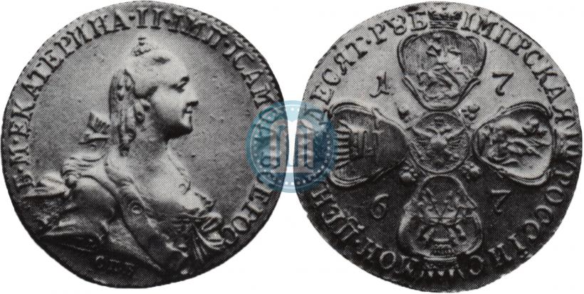Picture 10 roubles 1767 year СПБ 