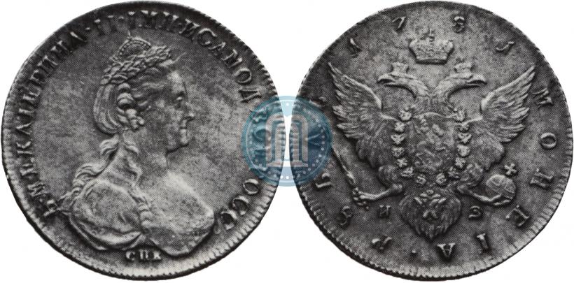 Picture 1 rouble 1781 year СПБ-ИЗ 