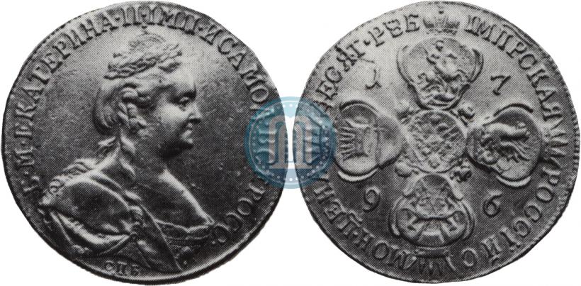 Picture 10 roubles 1796 year СПБ 