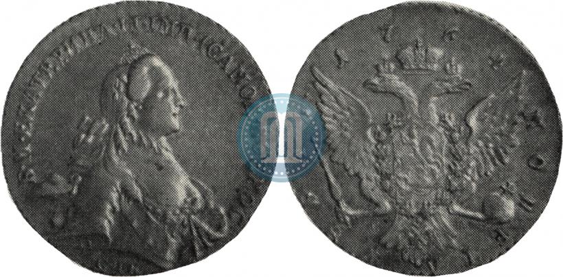 Picture 1 rouble 1764 year СПБ-СА 
