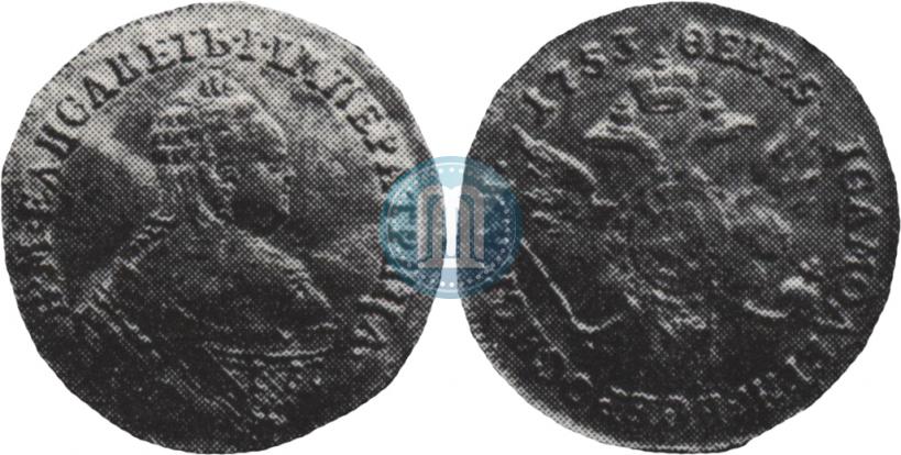 Picture 1 ducat 1753 year  "Eagle on the reverse"