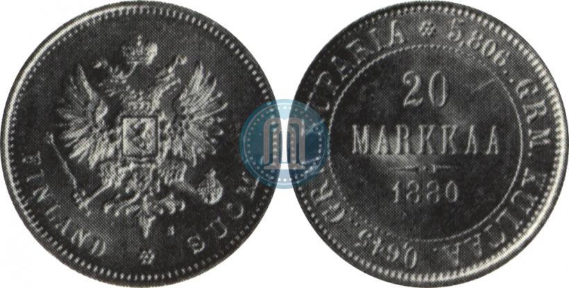 Picture 20 markkaa 1880 year S 
