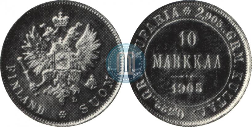 Picture 10 markkaa 1905 year L 