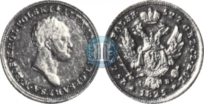 Picture 25 złotych 1825 year IB 