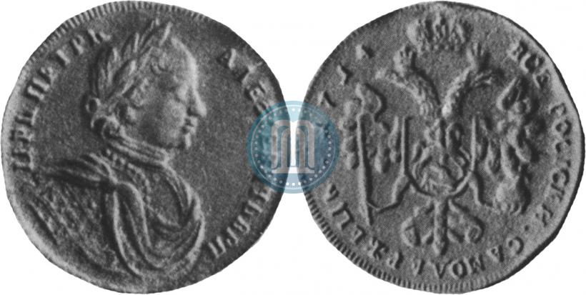 Picture 2 ducats 1714 year  
