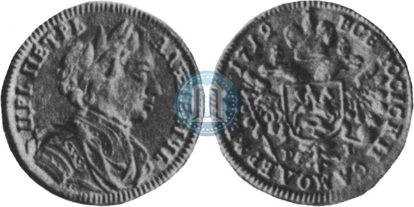 Picture 1 ducat 1712 year D-L-G 