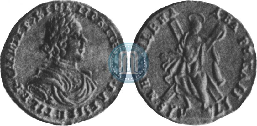 Picture 2 roubles 1718 year L 