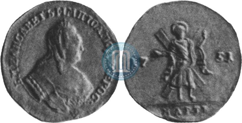 Picture 1 ducat 1751 year  "St. Andrew on the reverse"
