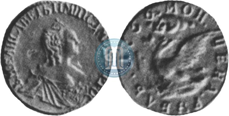 Picture 1 rouble 1756 year  "Eagle in the clouds. Pattern"