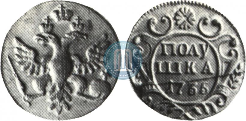 Фото Полушка 1735 года  