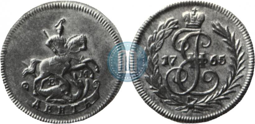 Фото Денга 1765 года ЕМ 