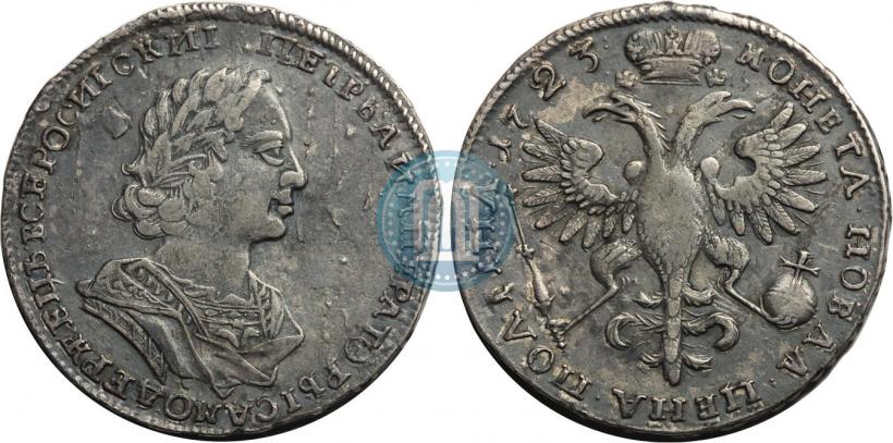 Picture Poltina 1723 year  "Portrait in ancient armour"