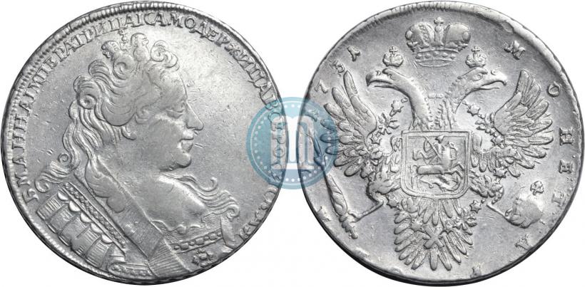 Picture 1 rouble 1732 year  
