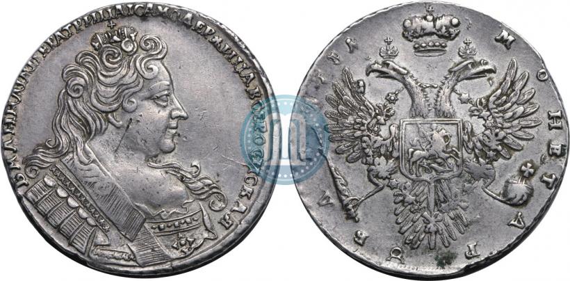 Picture 1 rouble 1732 year  