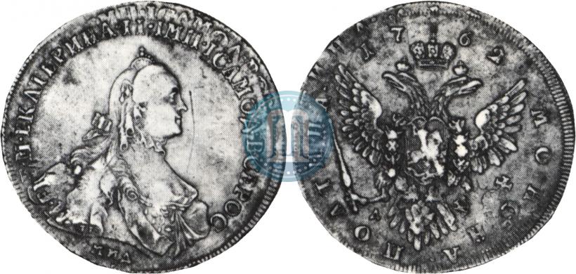 Фото Полтина 1762 года ММД-ДМ 