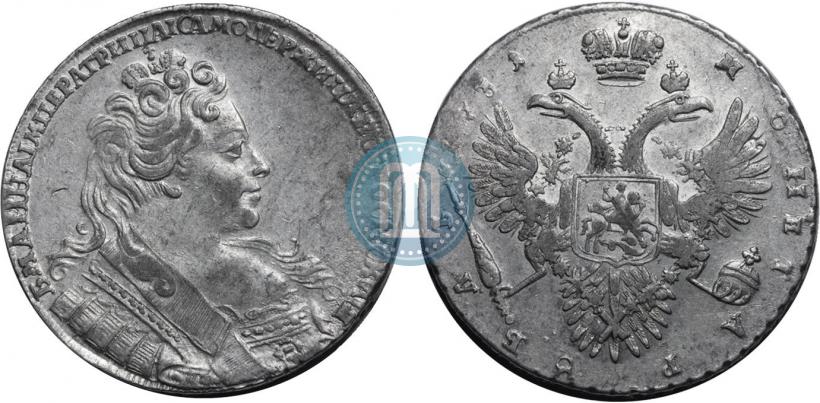 Picture 1 rouble 1732 year  