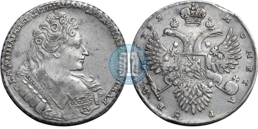 Picture 1 rouble 1732 year  