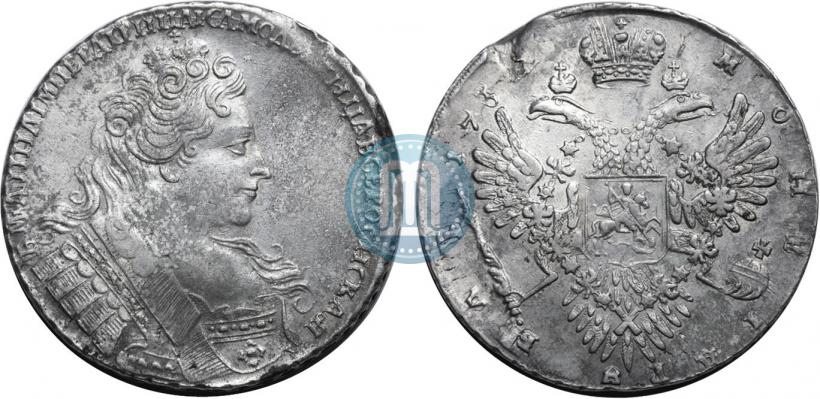 Picture 1 rouble 1732 year  