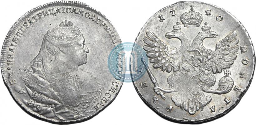 Picture 1 rouble 1740 year  "Moscow type"