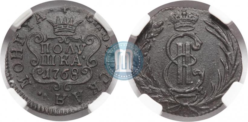 Фото Полушка 1768 года КМ 