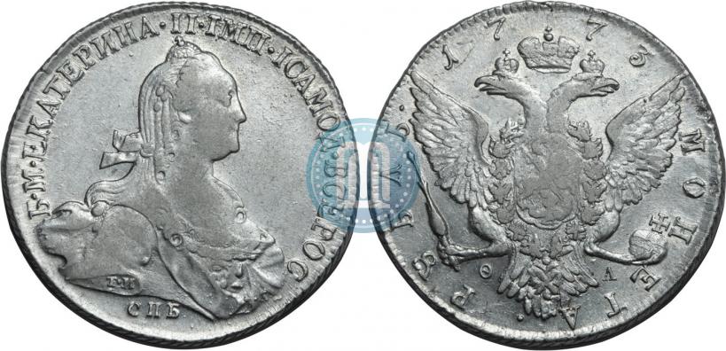 Фото 1 рубль 1773 года СПБ-ФЛ 