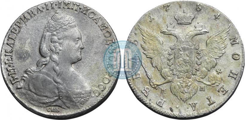 Picture 1 rouble 1784 year СПБ-ММ 