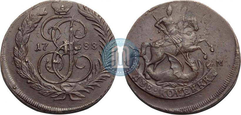 Picture 2 kopecks 1788 year ММ 