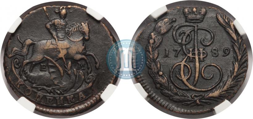 Фото 1 копейка 1789 года ЕМ 