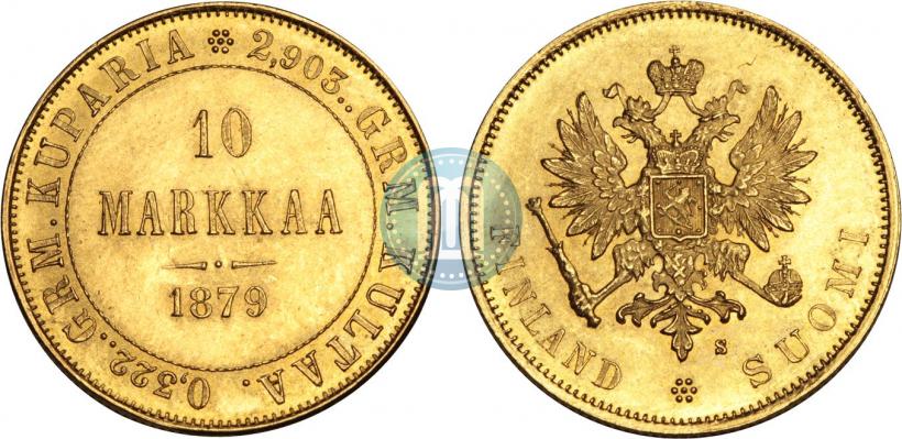 Picture 10 markkaa 1879 year S 