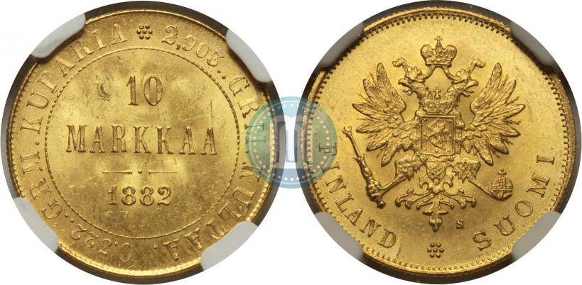 Picture 10 markkaa 1882 year S 
