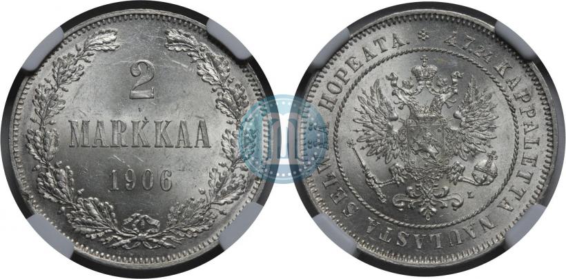 Picture 2 markkaa 1906 year L 