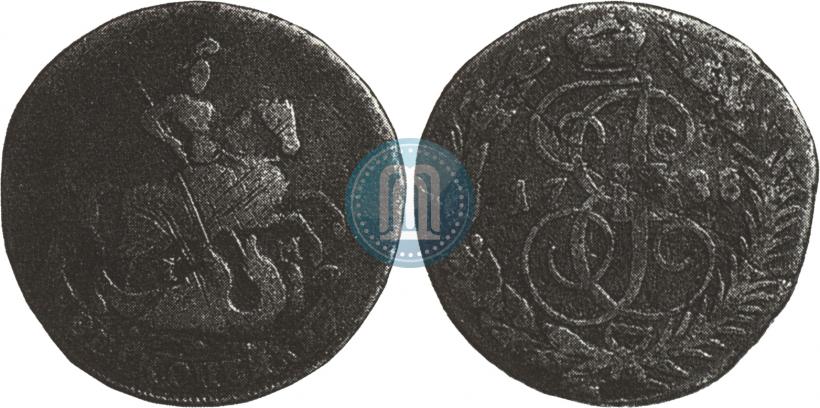 Picture 2 kopecks 1788 year ТМ 