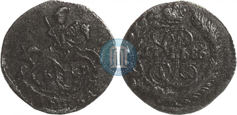 Фото Полушка 1786 года КМ 