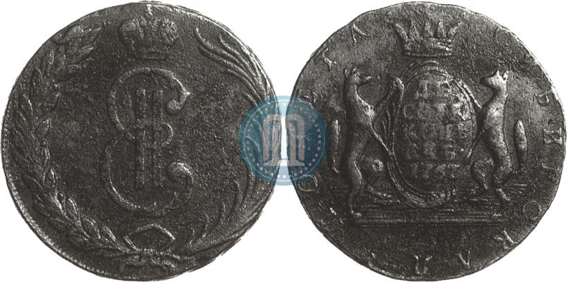 Picture 10 kopecks 1767 year  