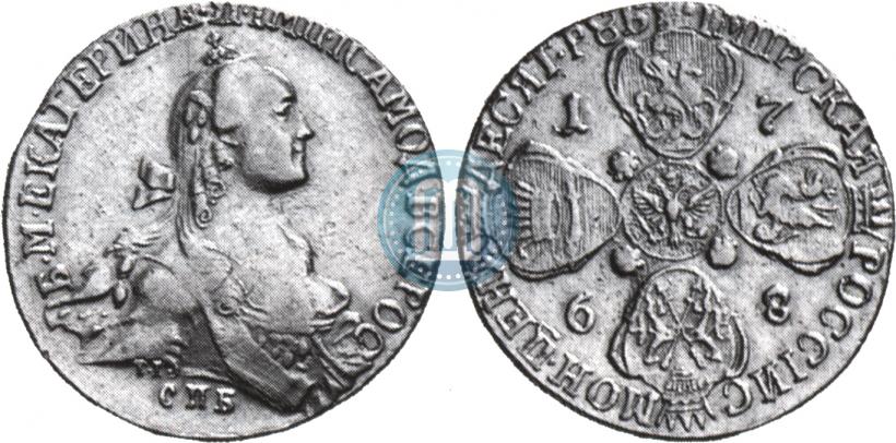 Picture 10 roubles 1768 year СПБ 