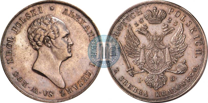 Picture 10 złotych 1823 year IB 