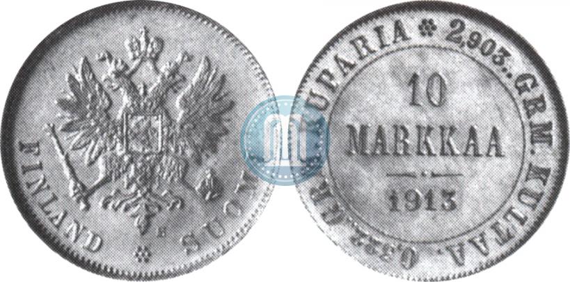 Picture 10 markkaa 1913 year S 