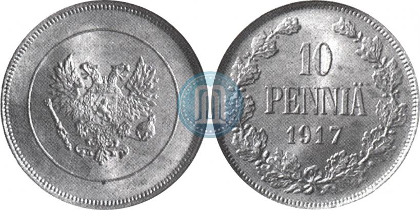 Picture 10 pennia 1917 year  