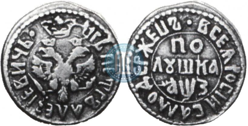 Фото Полушка 1706 года  