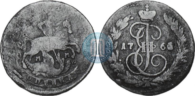 Picture 1 kopeck 1766 year ММ 