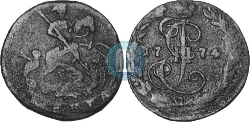 Фото Денга 1774 года ЕМ 