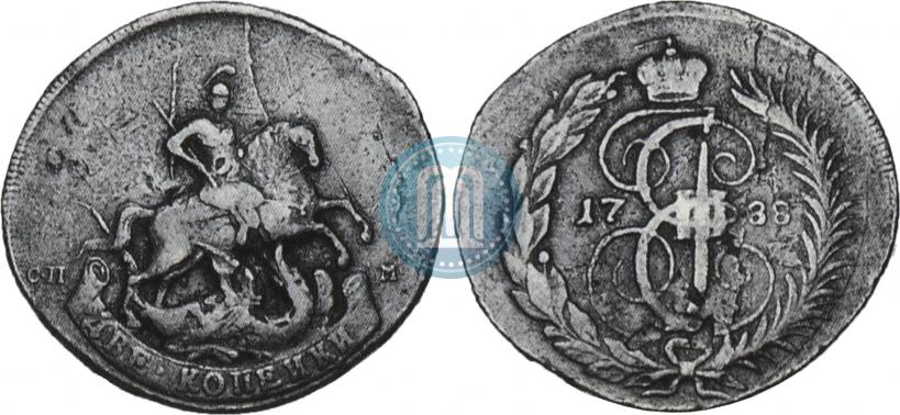 Picture 2 kopecks 1788 year СПМ 