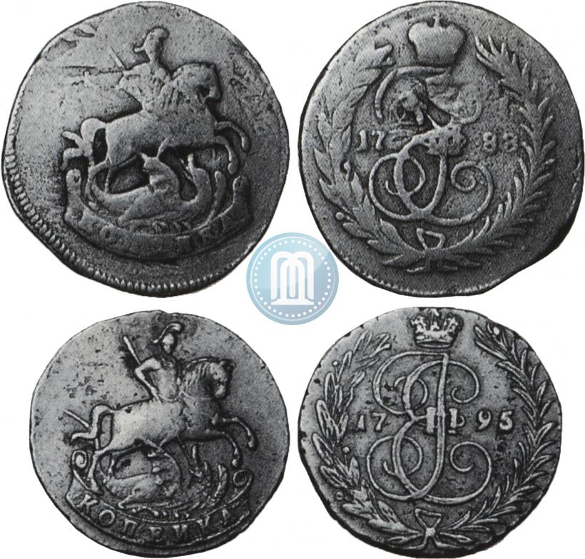 Фото 1 копейка 1788 года  